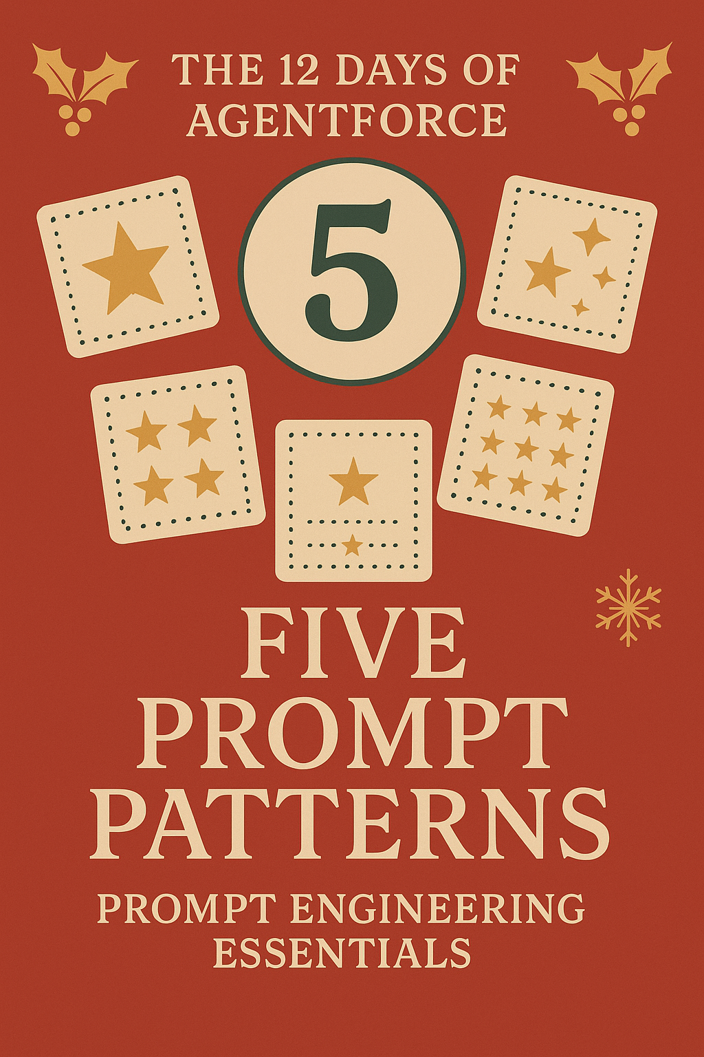 The 12 Days of Agentforce Day 5: Five Prompt Patterns - Prompt Engineering Essentials