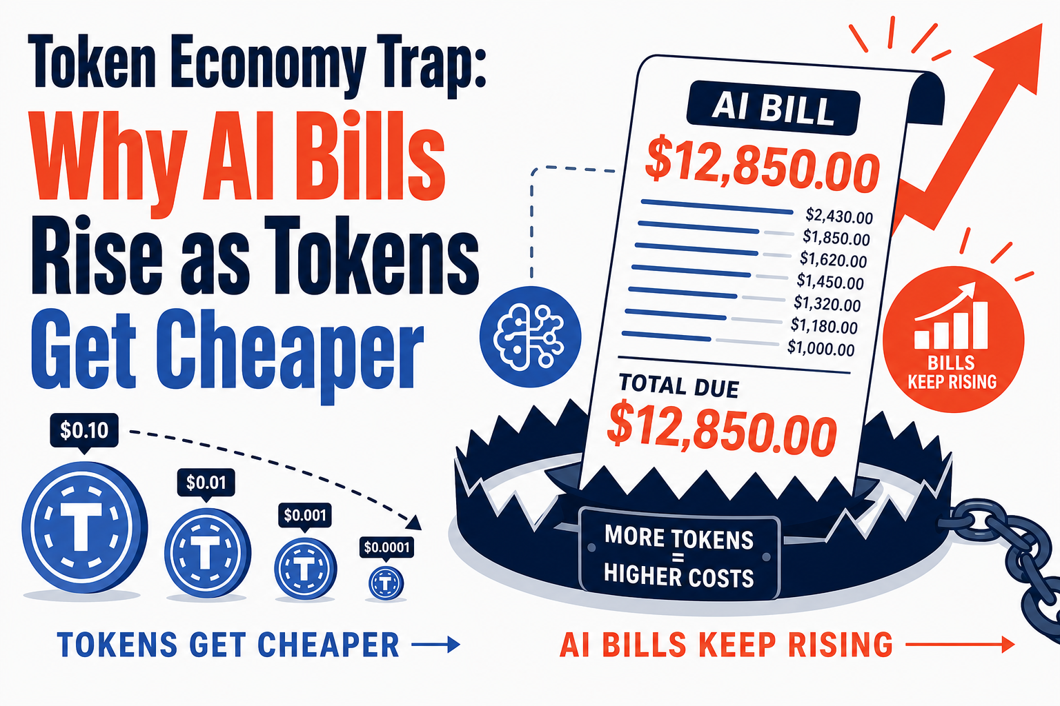 Token Economy Trap: Why AI Bills Rise as Tokens Get Cheaper
