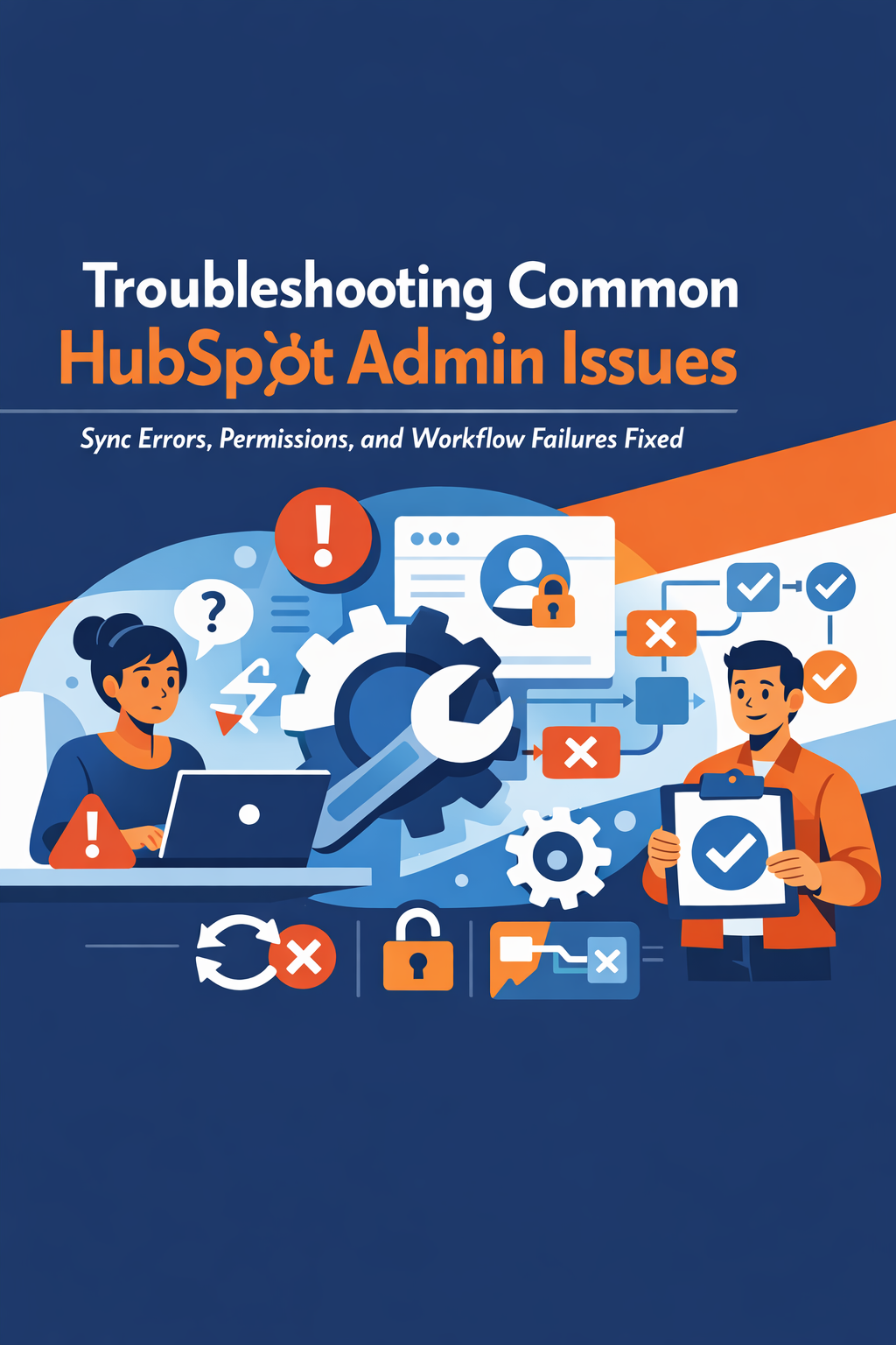 Troubleshooting Common HubSpot Admin Issues: Sync Errors, Permissions, and Workflow Failures Fixed