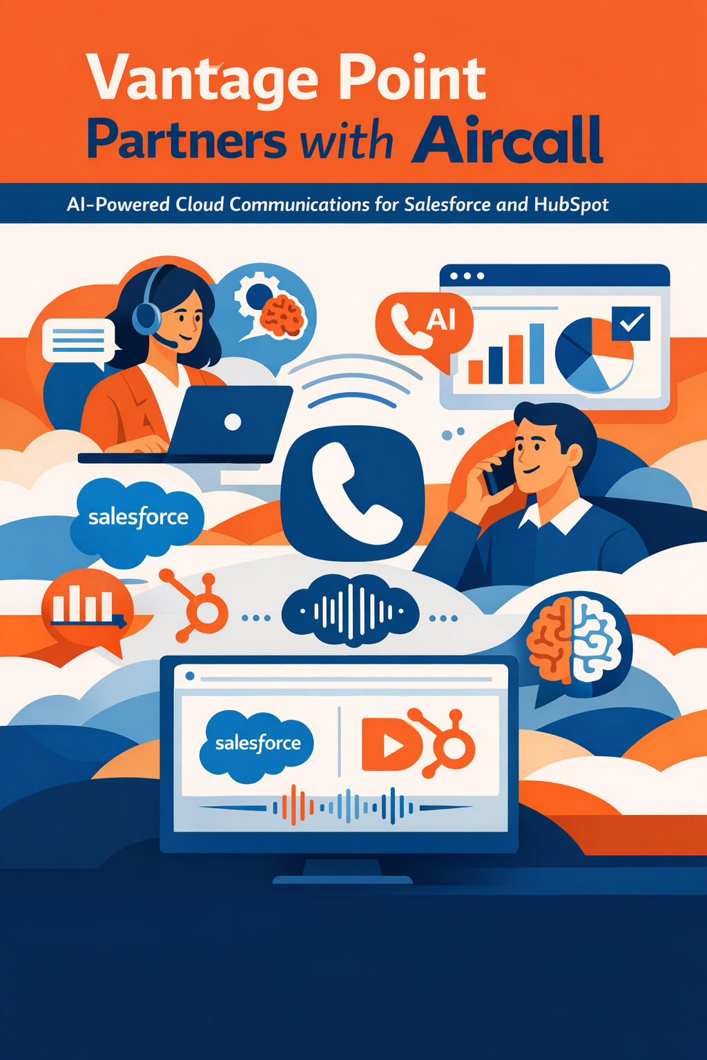 Vantage Point Partners with Aircall: AI-Powered Cloud Communications for Salesforce and HubSpot