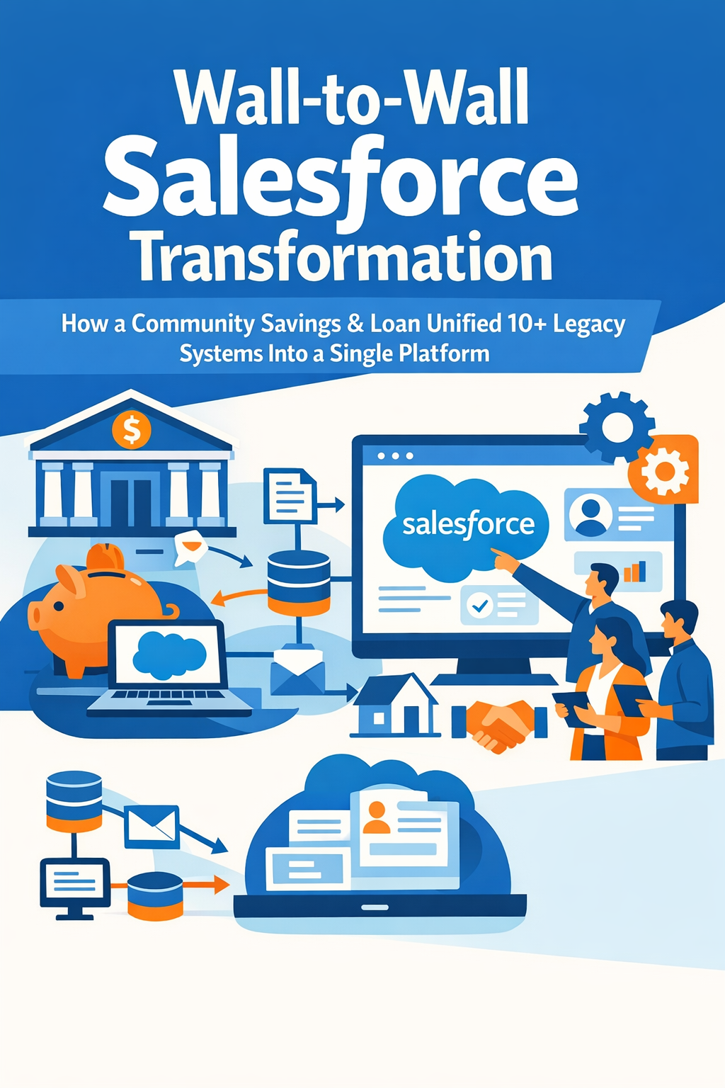 Wall-to-Wall Salesforce Transformation: How a Community Savings & Loan Unified 10+ Legacy Systems Into a Single Platform