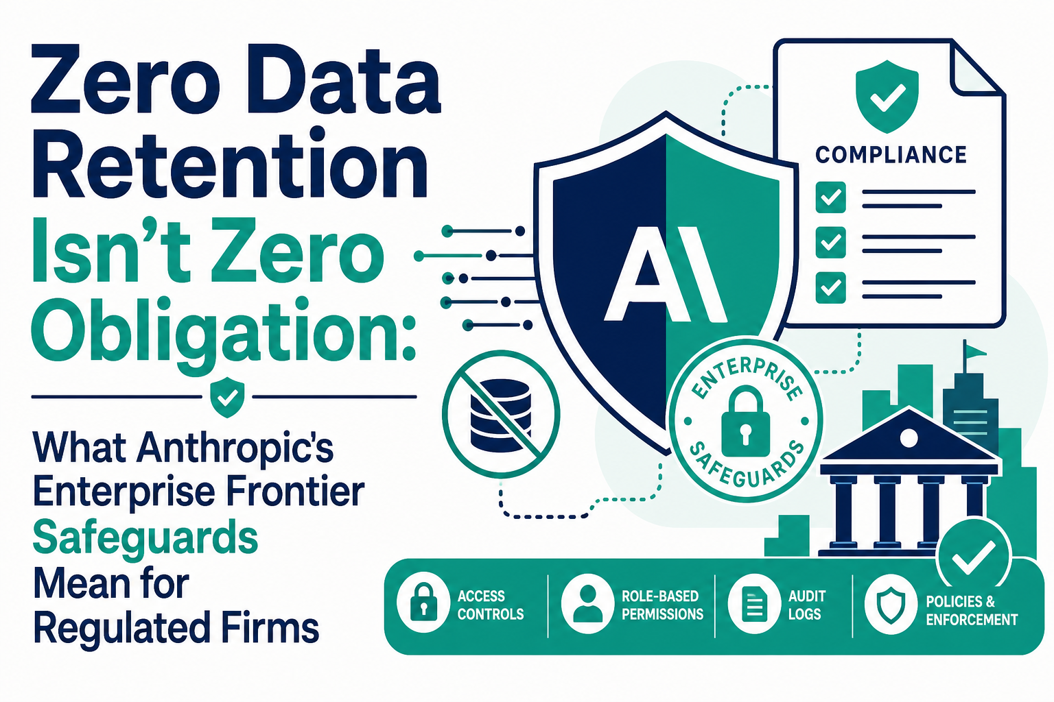 Zero Data Retention Isn't Zero Obligation: What Anthropic's Enterprise Frontier Safeguards Mean for Regulated Firms
